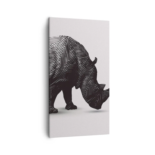 Cuadro sobre lienzo - Impresión de Imagen - La belleza geométrica de la naturaleza - 45x80 cm