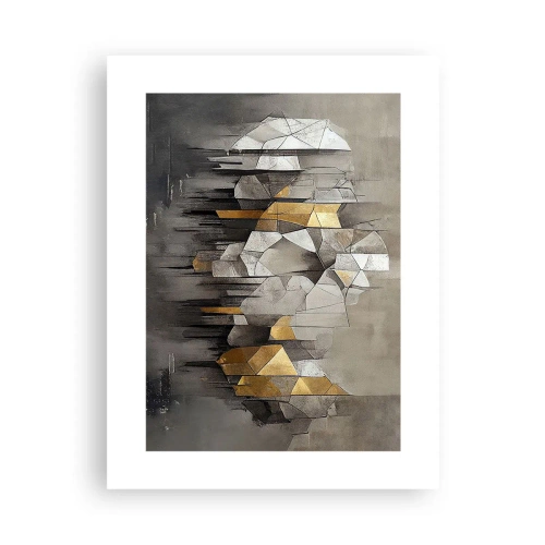 Póster - Composición hecha de hielo y luz - 30x40 cm