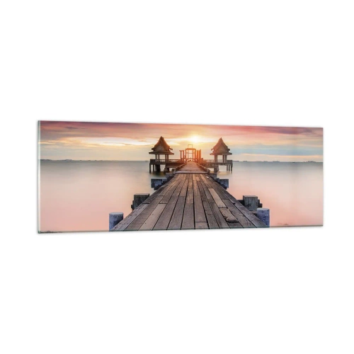 Cuadro sobre vidrio - Impresiones sobre Vidrio - De este a oeste - 90x30 cm