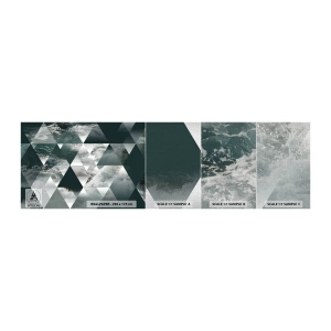 Muestra de fotomural Premium Canvas - Una perspectiva de cristal - Abstracción, Las olas del mar, Pedazo - 100x30 cm