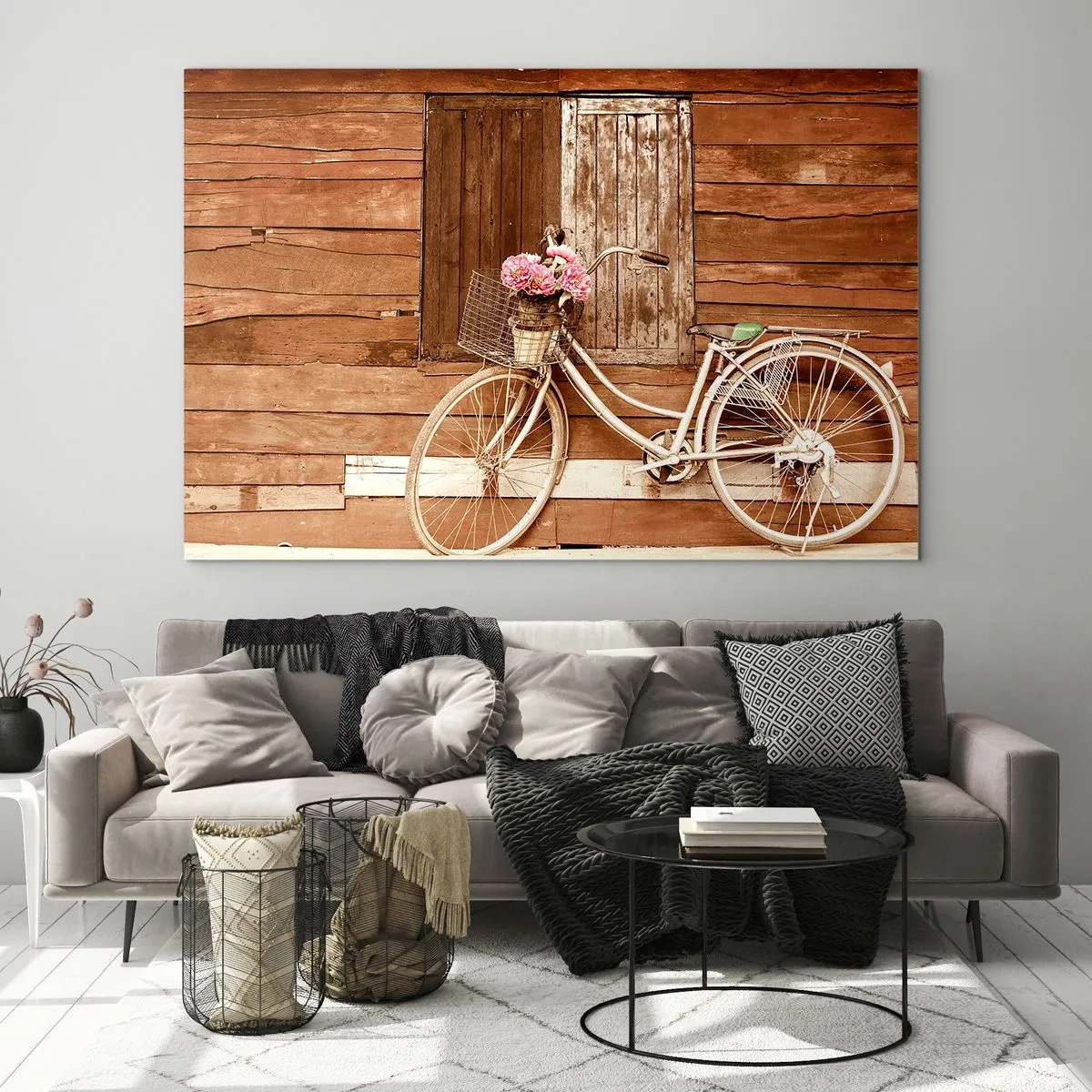 Cuadro sobre vidrio - Impresiones sobre Vidrio - Vuelvo enseguida - 70x50cm - Ahora mismo vuelvo - Decoración de pared moderna para salón y dormitorio ARTTOR