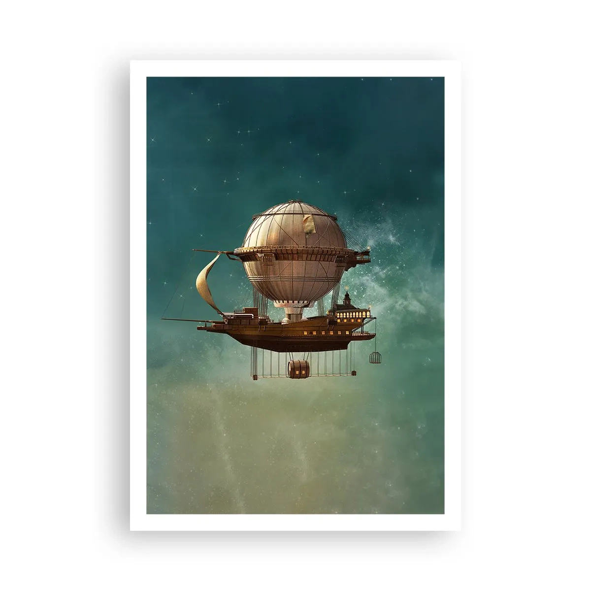 Póster - Julio Verne saluda - 70x100 cm