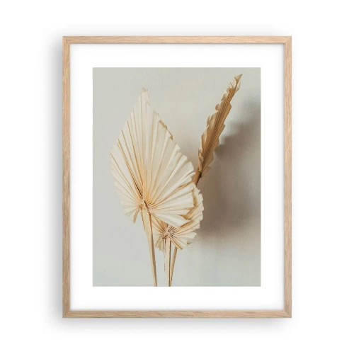 Póster en marco roble claro - Armonía y consuelo - 40x50 cm