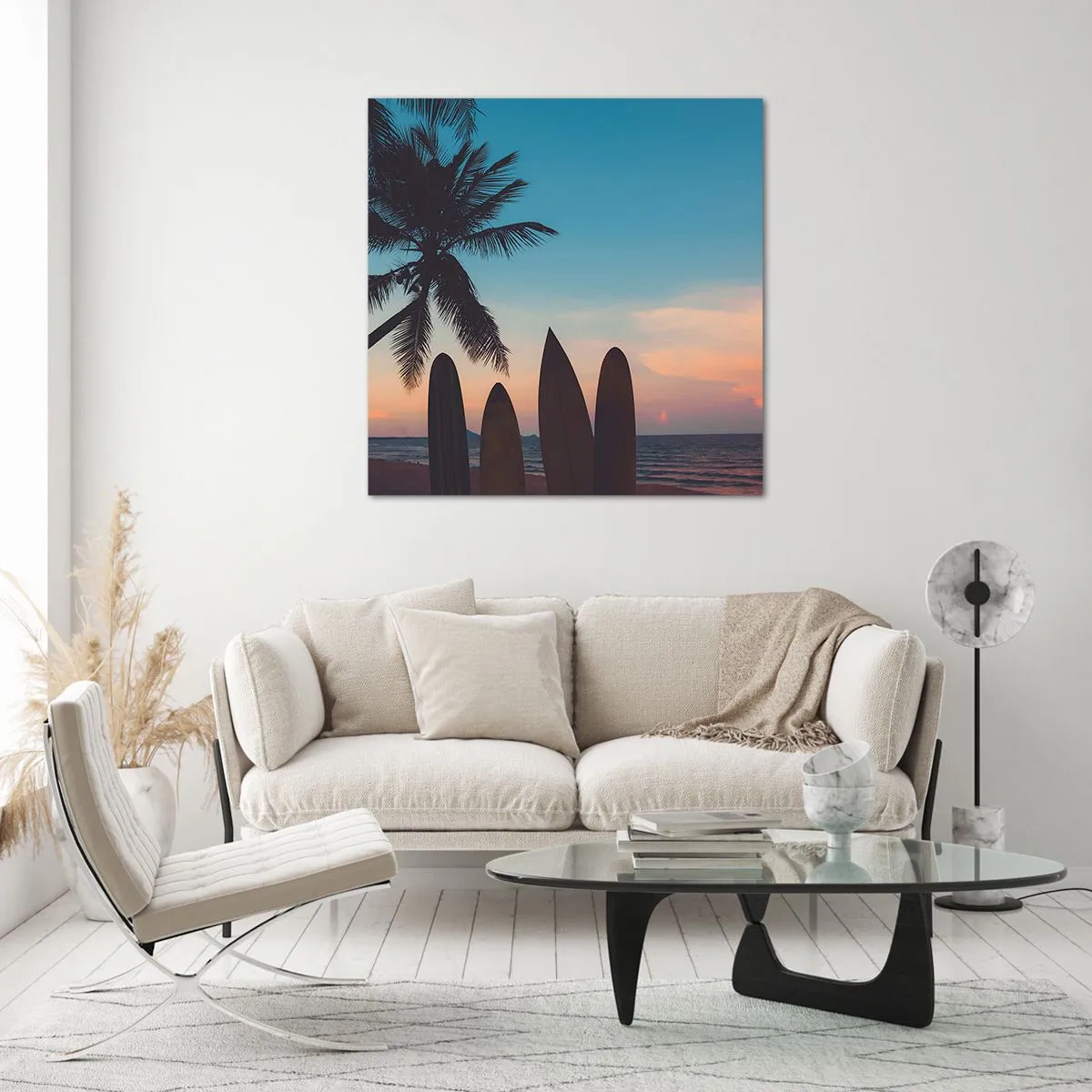 Cuadro sobre vidrio - Impresiones sobre Vidrio - Mañana también disfrutaremos - 70x70 cm