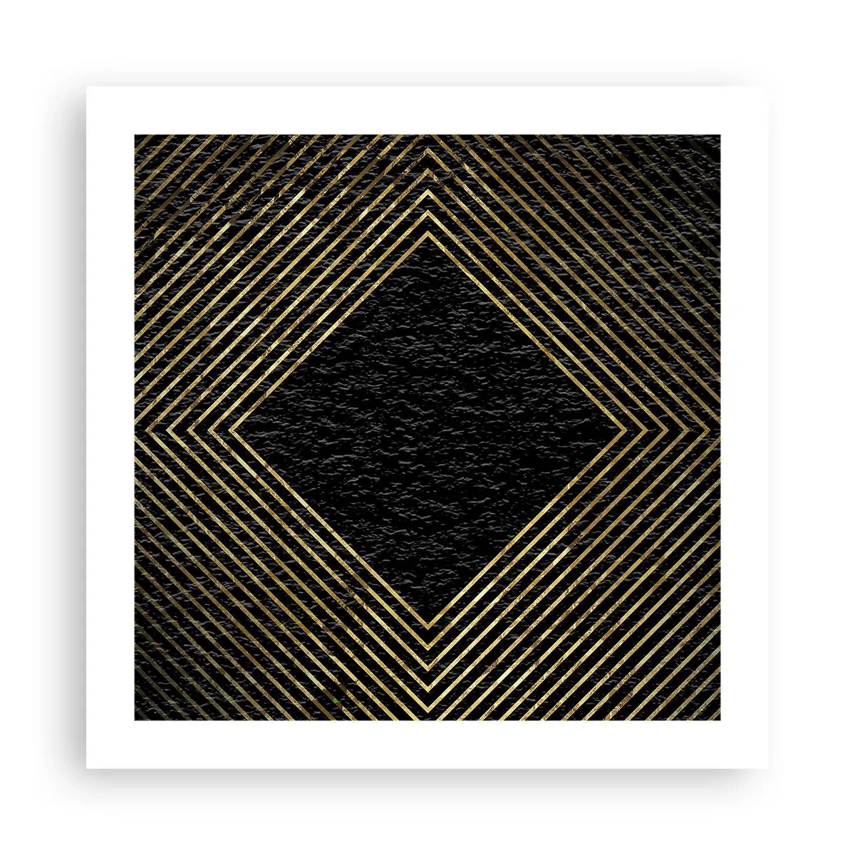 Póster - Geometría al estilo glamour - 50x50 cm