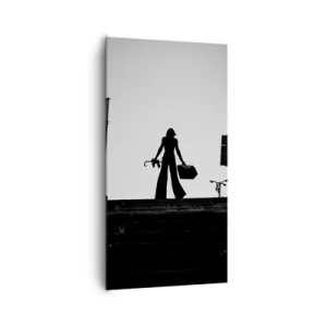 Cuadro sobre lienzo - Impresión de Imagen - Paseo urbano - 65x120 cm