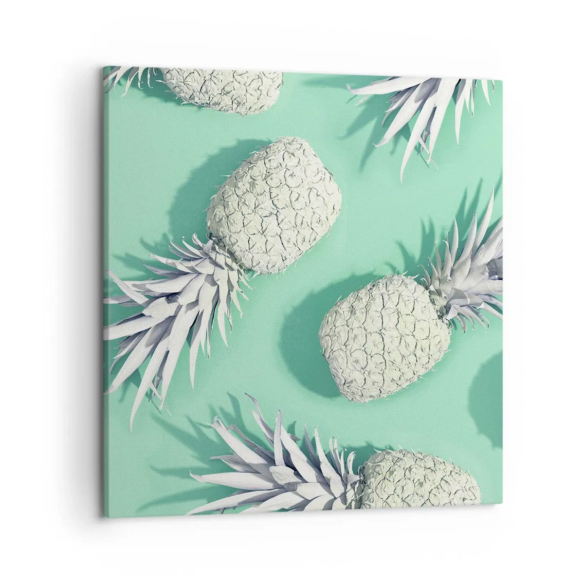 Cuadro sobre lienzo - Impresión de Imagen - Van bien con la menta - 50x50 cm