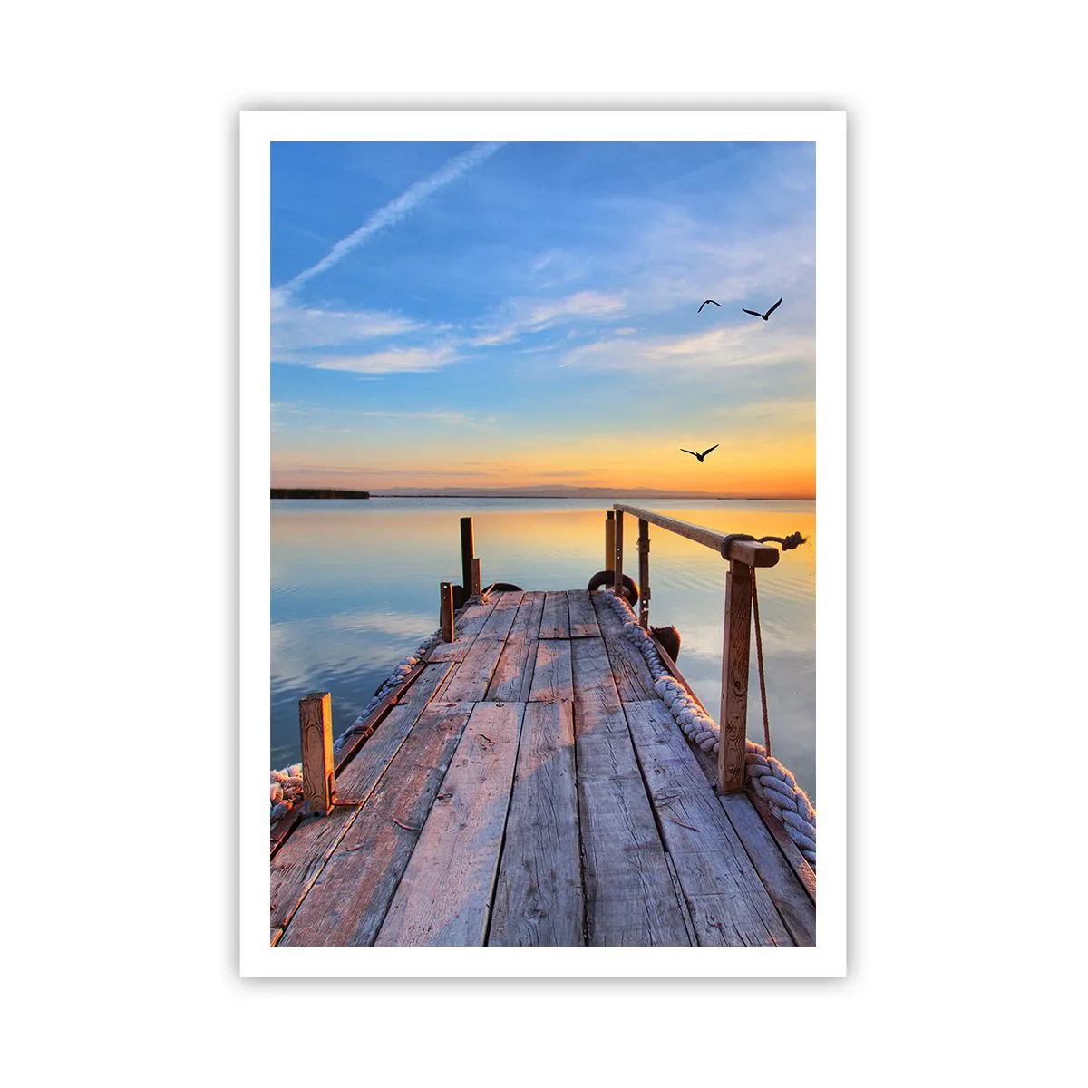 Póster - Caminando hacia el sol - 70x100 cm