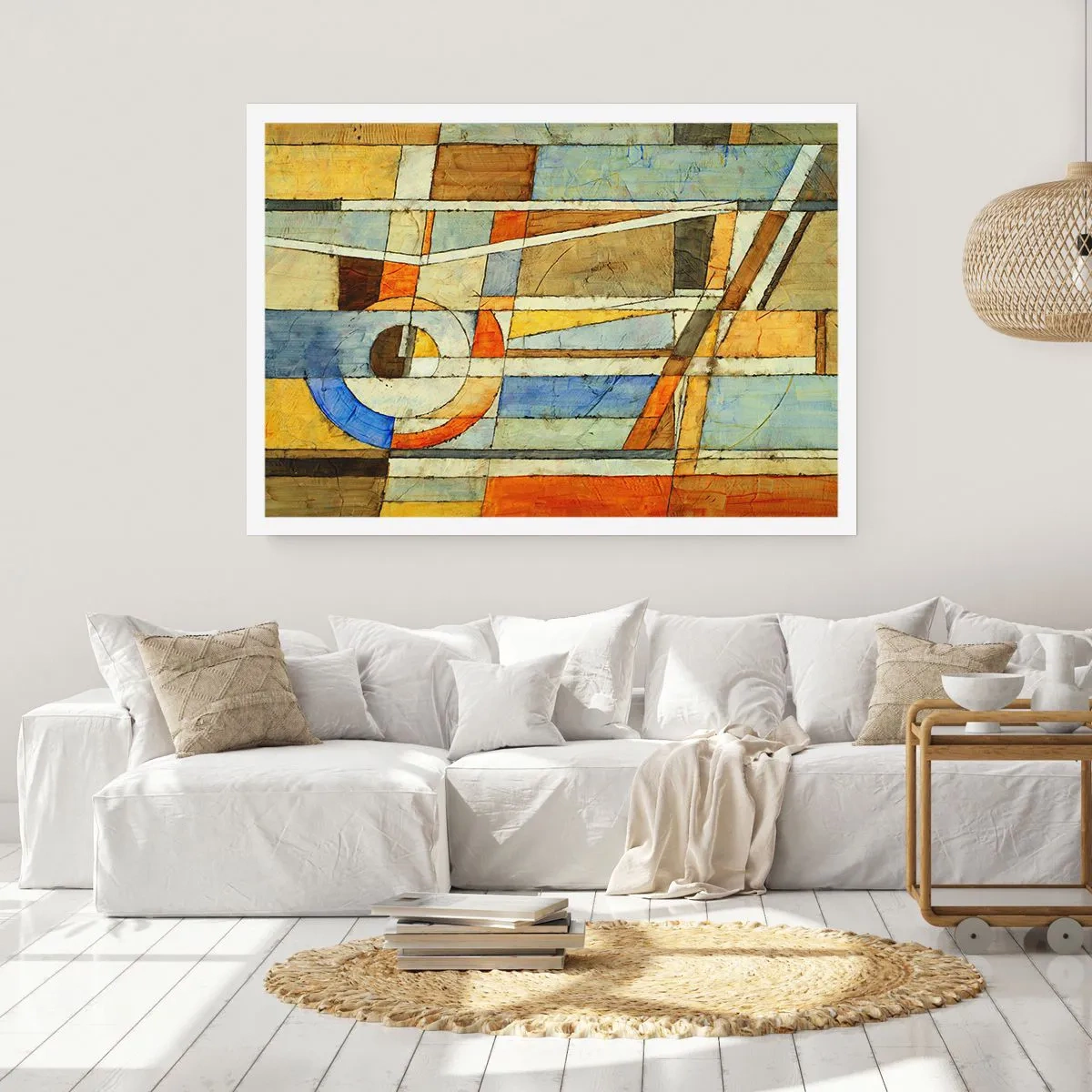 Póster - Cubismo en una obra - 50x40 cm