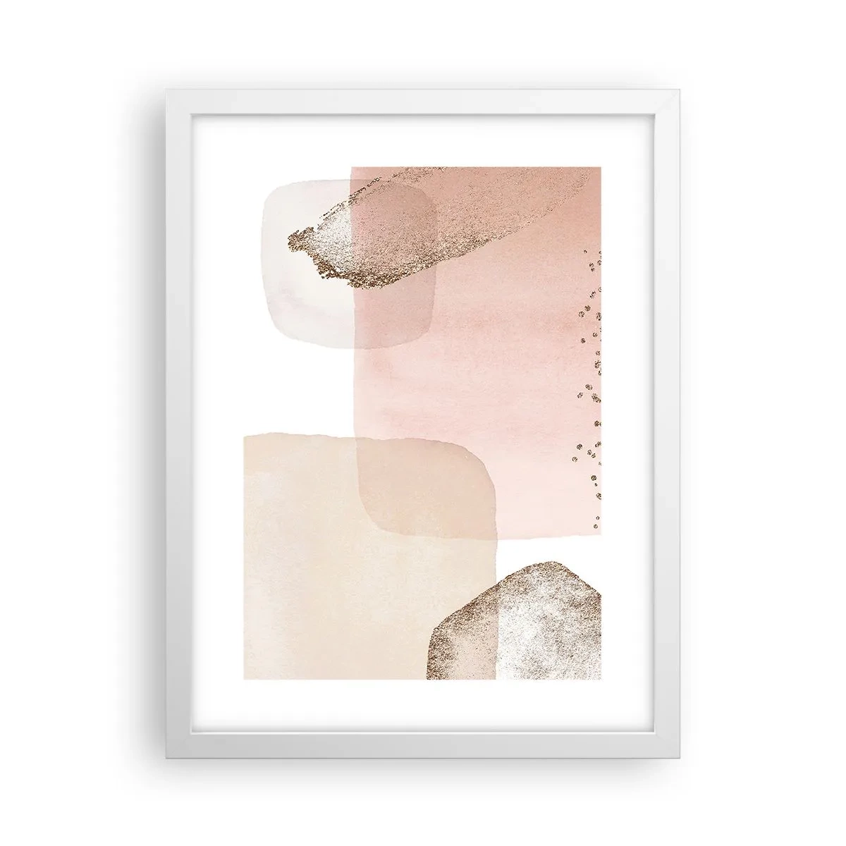 Póster en marco blanco - Una mirada a través del color - 30x40 cm