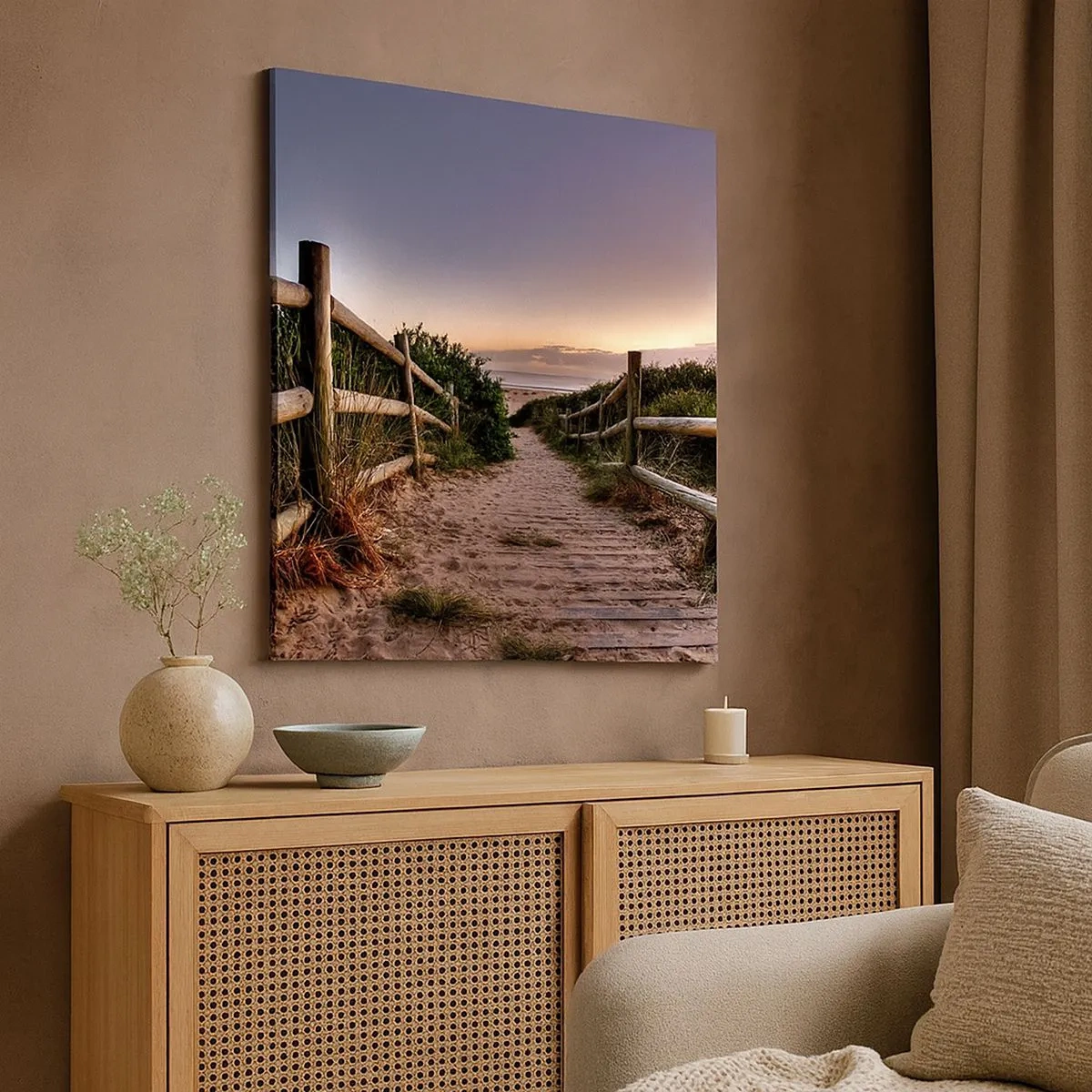 Cuadro sobre lienzo - Impresión de Imagen - Objetivo a la vista - 30x30 cm