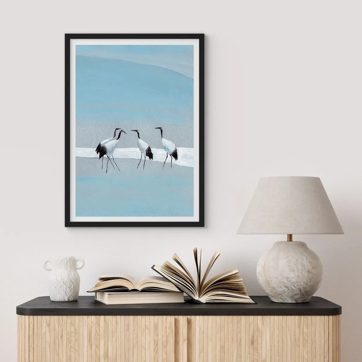 Póster en marco negro - Después de un día caluroso - 61x91 cm