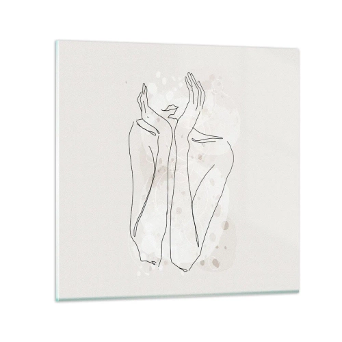 Cuadro sobre vidrio - Impresiones sobre Vidrio - Un momento de ensueño - 30x30 cm