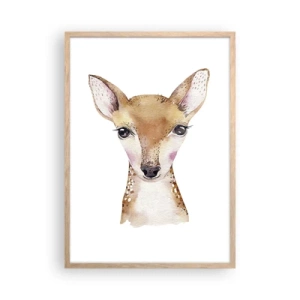 Póster en marco roble claro - La naturaleza de la inocencia - 50x70 cm