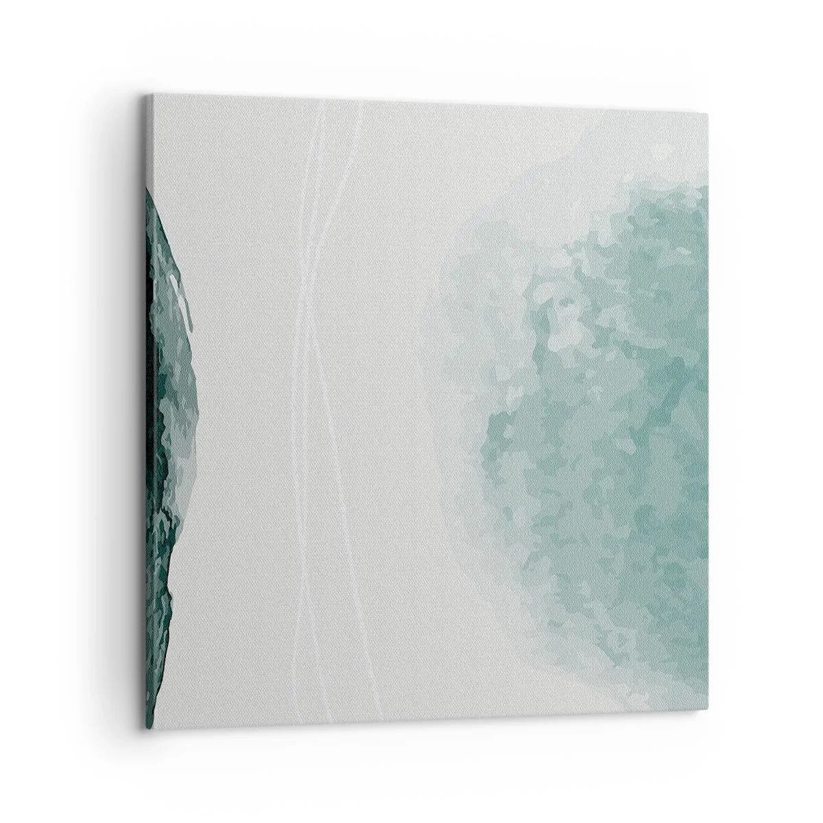 Cuadro sobre lienzo - Impresión de Imagen - Un encuentro con la niebla - 60x60 cm