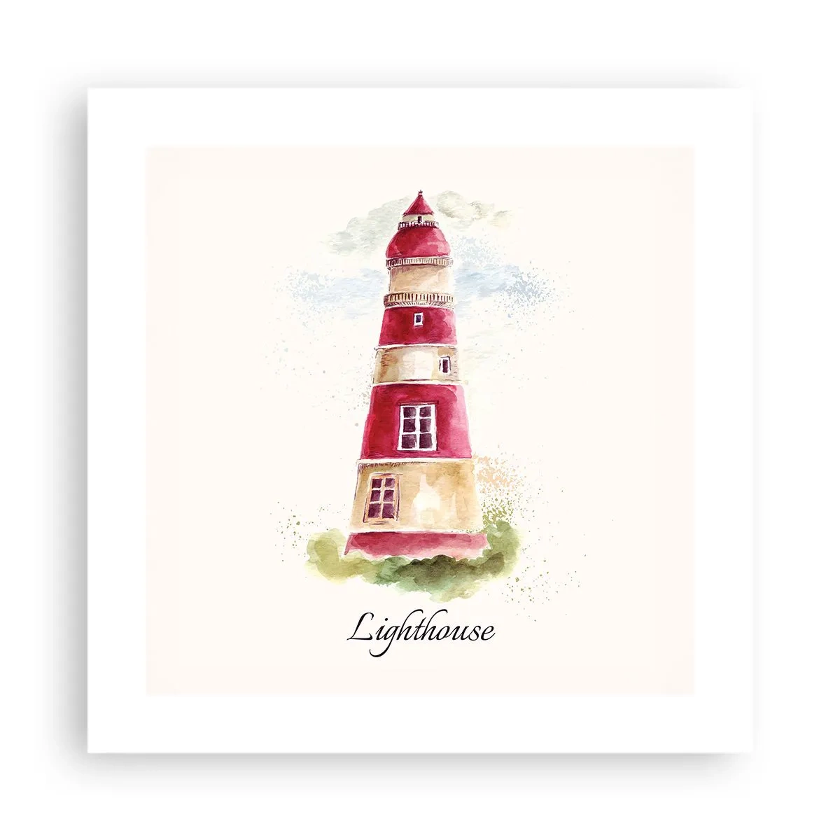 Póster - Siempre observando - 40x40 cm