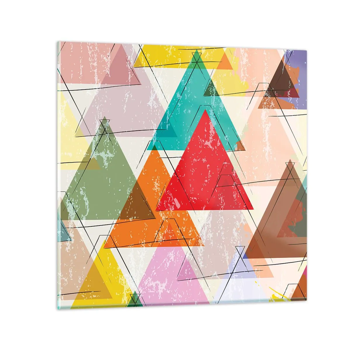 Cuadro sobre vidrio - Impresiones sobre Vidrio - De tres en tres - 70x70 cm