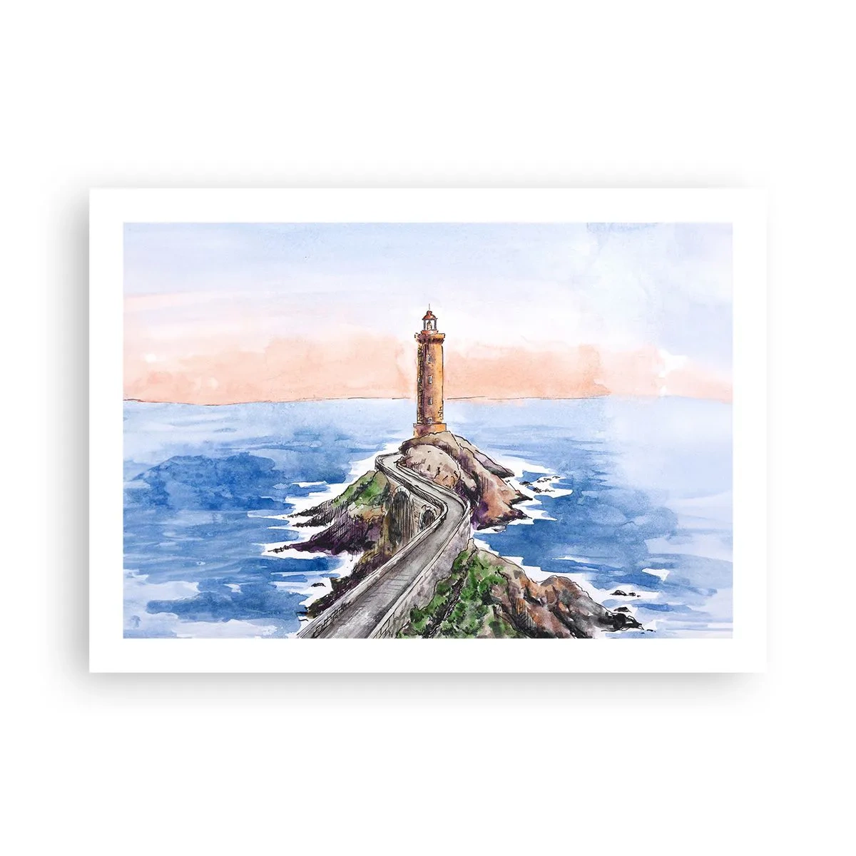 Póster - Frente al mar - 70x50 cm