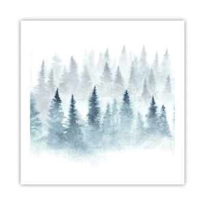 Póster - Envuelto en la niebla - 60x60 cm