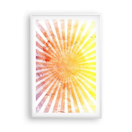 Póster en marco blanco - Renacer del sol - 61x91 cm