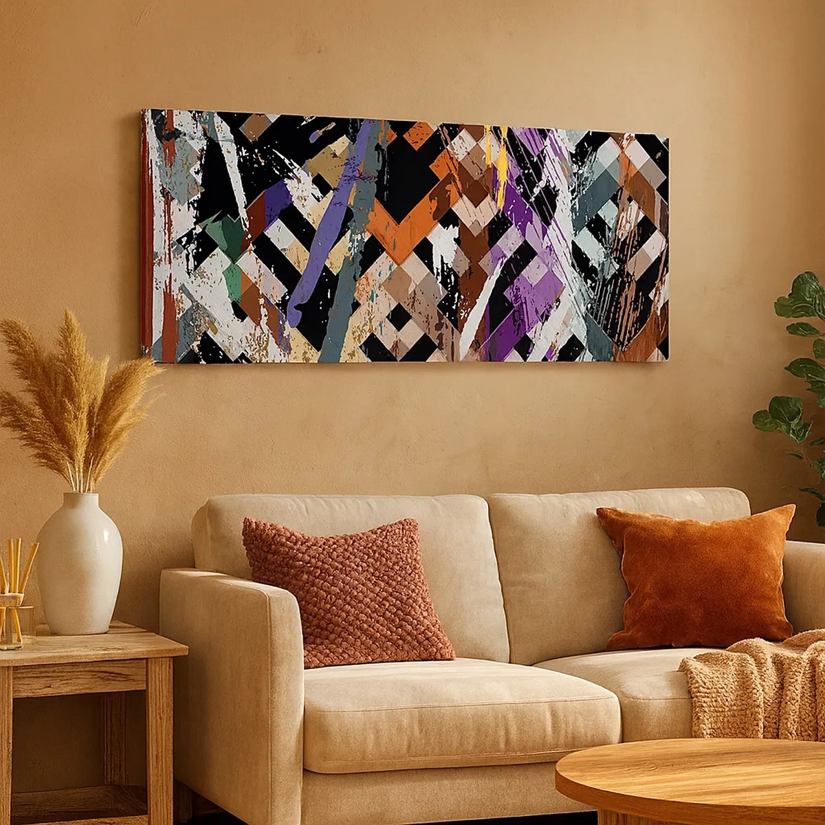 Cuadro sobre lienzo - Impresión de Imagen - Elevado al cuadrado - 30x30 cm