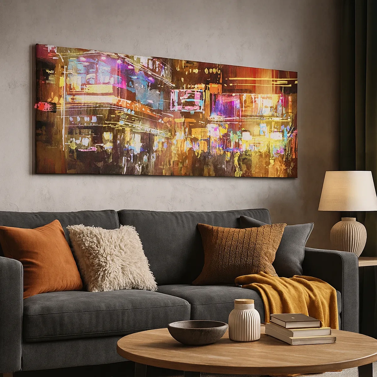 Cuadro sobre lienzo - Impresión de Imagen - En un mar de luz - 30x30 cm