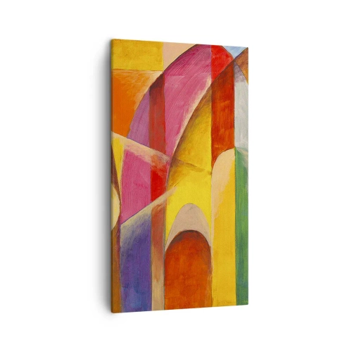 Cuadro sobre lienzo - Impresión de Imagen - Catedral del sol - 45x80 cm