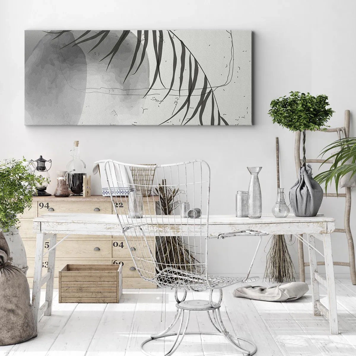 Cuadro sobre lienzo - Impresión de Imagen - El sutil exotismo de la naturaleza - 100x40 cm