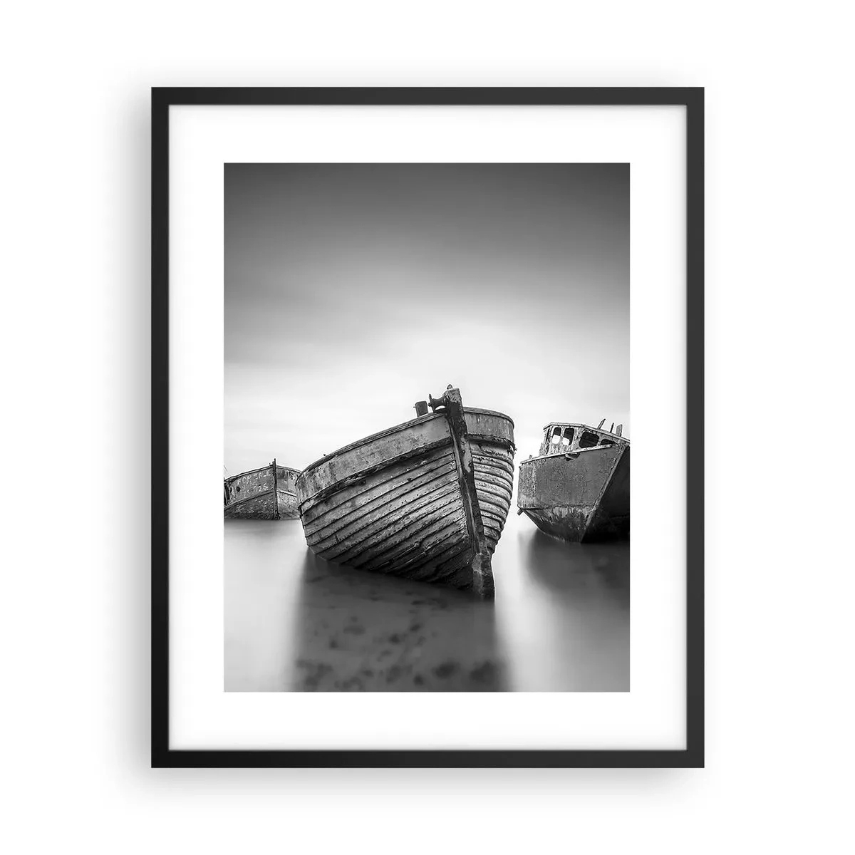 Póster en marco negro - Ahora solo quedan los recuerdos... - 40x50 cm