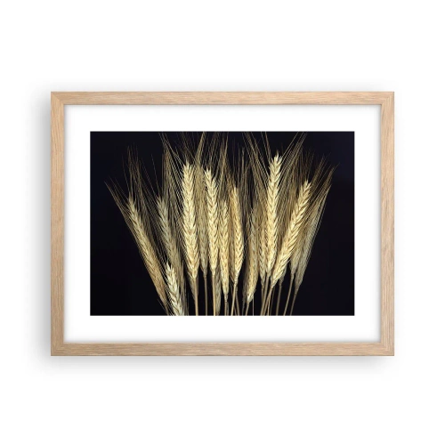 Póster en marco roble claro - Magia rústica - 40x30 cm