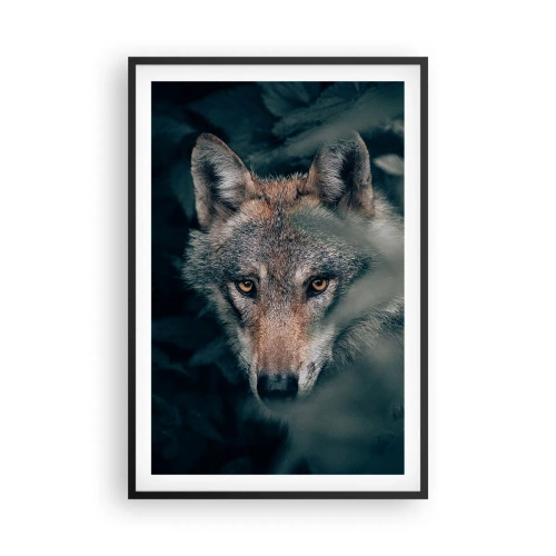 Póster en marco negro - Cazador - 61x91 cm