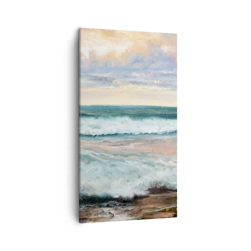 Cuadro sobre lienzo - Impresión de Imagen - Aquí suavizarás tu alma - 45x80 cm
