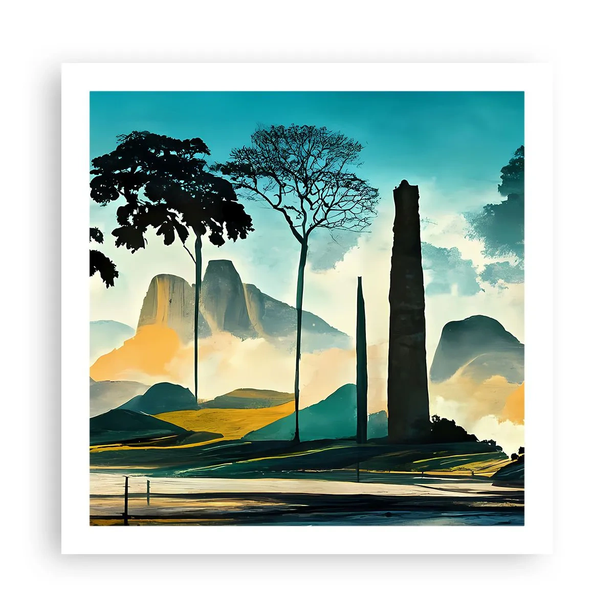 Póster - Cada vez a más altitud - 60x60 cm