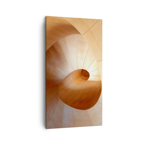 Cuadro sobre lienzo - Impresión de Imagen - Serpentina arquitectónica - 45x80 cm