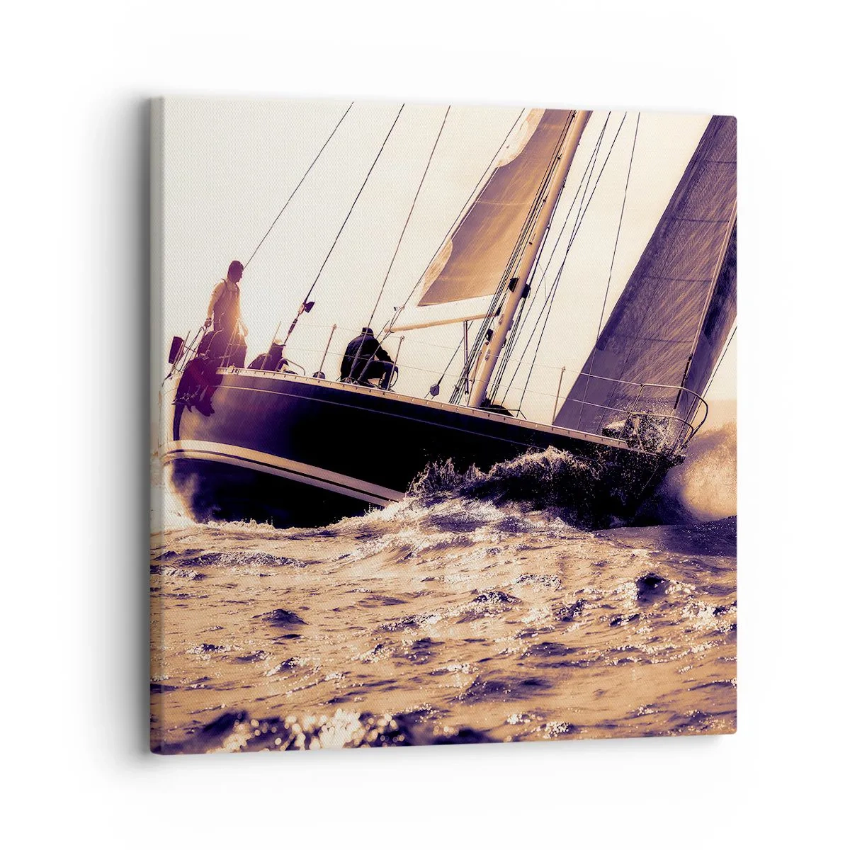 Cuadro sobre lienzo - Impresión de Imagen - Navega, marinero - 30x30 cm