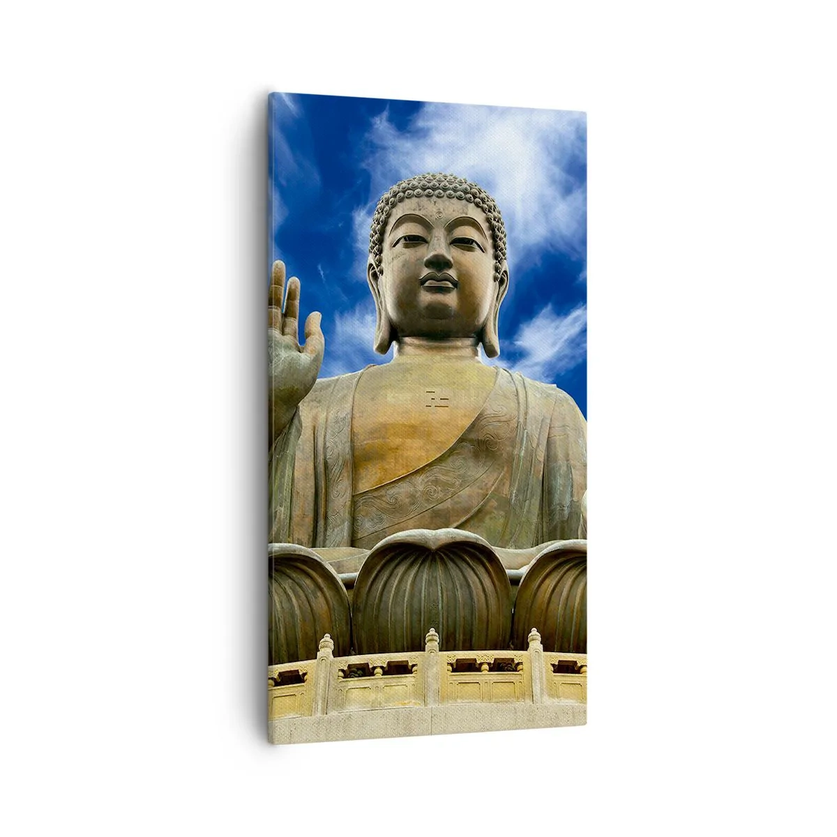 Cuadro sobre lienzo - Impresión de Imagen - Vivir sin miedo - 55x100 cm