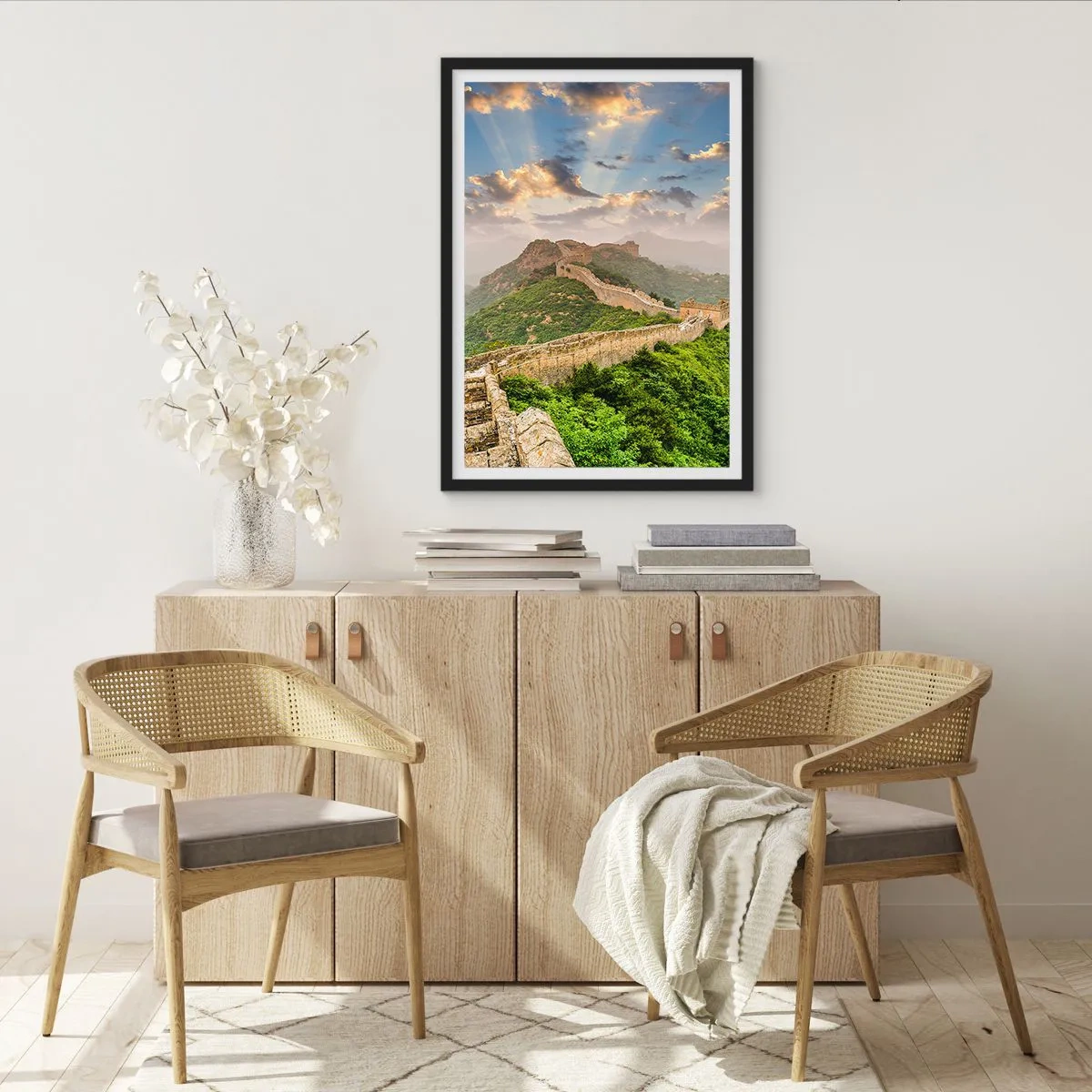 Póster en marco negro - Grandeza duradera - 70x100 cm