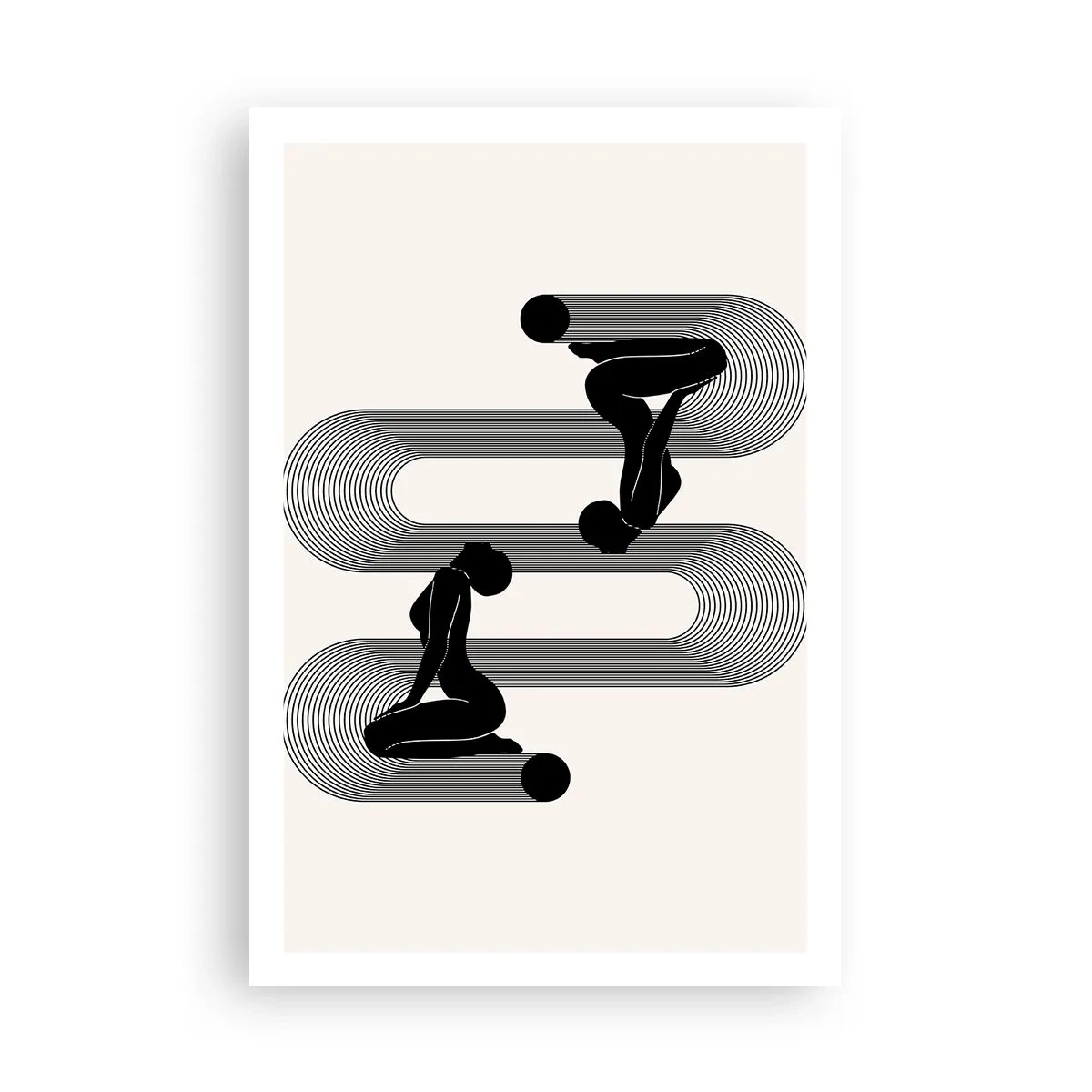 Póster - Simetría sensual - 61x91 cm