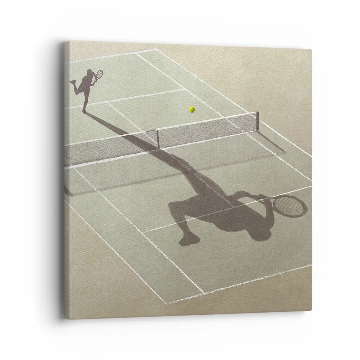 Cuadro sobre lienzo - Impresión de Imagen - Véncete a ti mismo - 40x40 cm