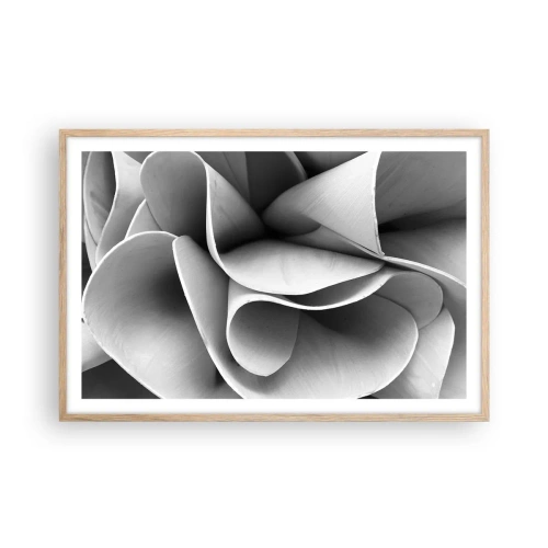 Póster en marco roble claro - Sucede en el espacio - 91x61 cm