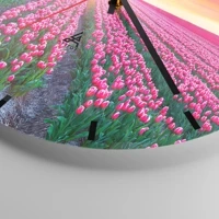 Esfera sin numeración, con rayas