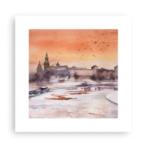 Póster - Atardecer real - 30x30 cm