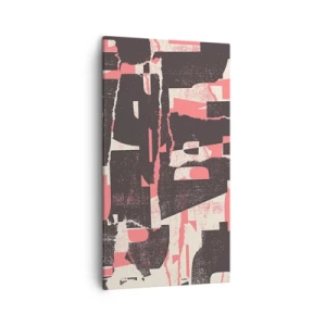 Cuadro sobre lienzo - Impresión de Imagen - Todo el ajetreo - 45x80 cm