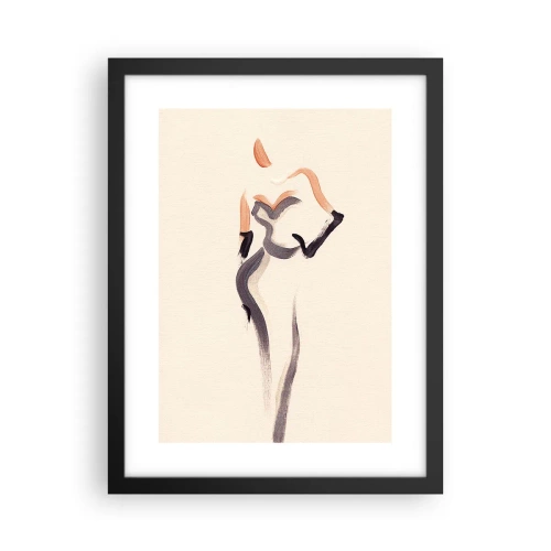 Póster en marco negro - De los años dorados de Hollywood - 30x40 cm