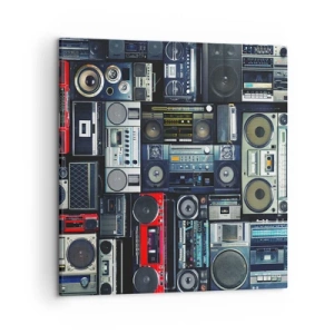 Cuadro sobre lienzo - Impresión de Imagen - Nostalgia de los 80. - 50x50 cm