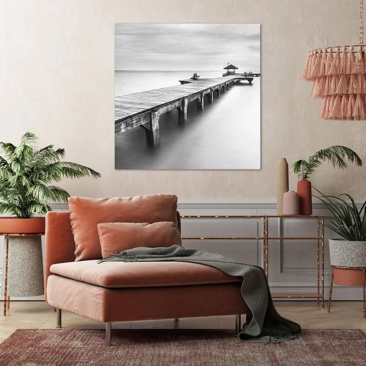 Cuadro sobre lienzo - Impresión de Imagen - Lejos - 70x70 cm