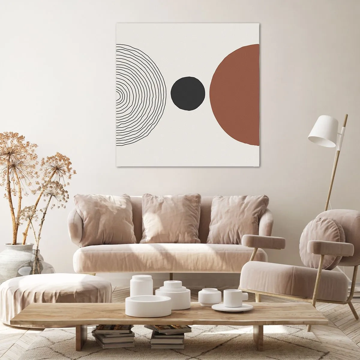 Cuadro sobre lienzo - Impresión de Imagen - En el centro de la atención - 60x60 cm