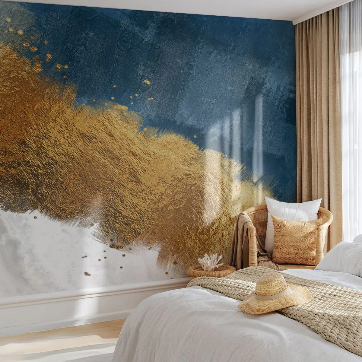 Fotomural Premium Canvas - Los colores del verano - Arte deco, Pedazo, Moderno - 250x175 cm