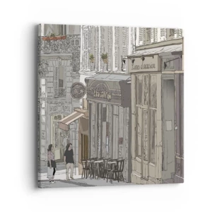 Cuadro sobre lienzo - Impresión de Imagen - Alegrías urbanas - 40x40 cm