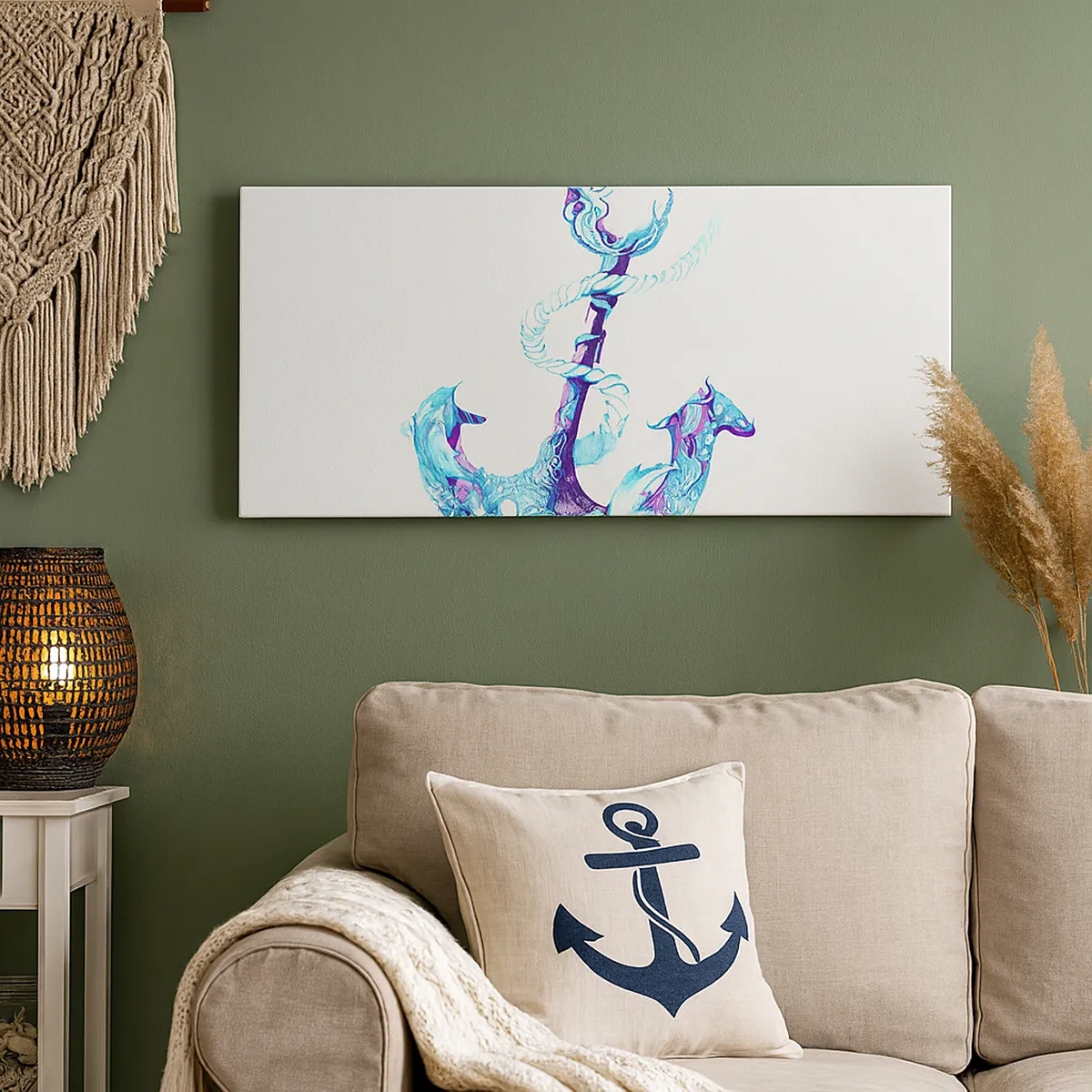 Cuadro sobre lienzo - Impresión de Imagen - Los secretos del mar - 30x30 cm